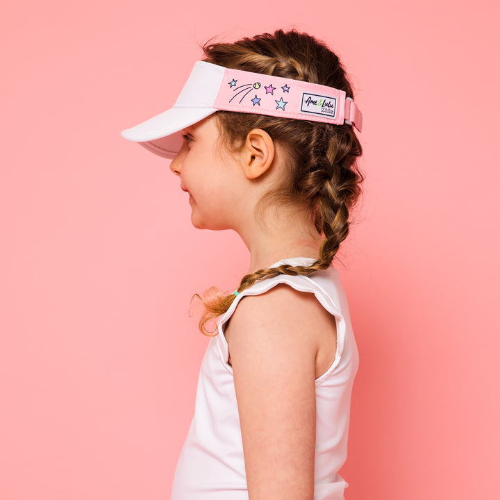 LLV202 Ame & Lulu Little Love Tennis Visor (Shooting Stars)