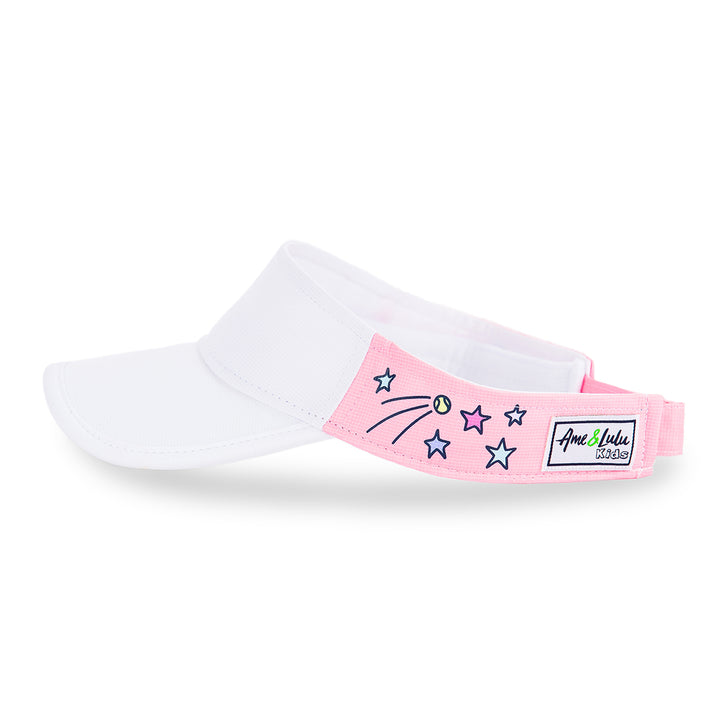 LLV202 Ame & Lulu Little Love Tennis Visor (Shooting Stars)