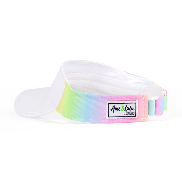 LLV256 Ame & Lulu Little Love Tennis Visor (Rainbow Sherbert)