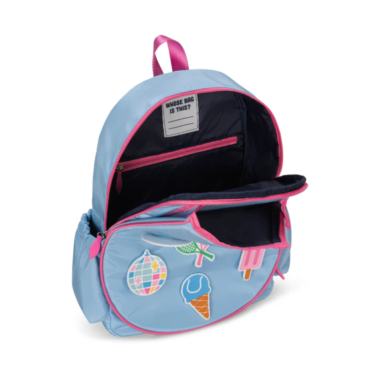 LPTBP408_Ame_Lulu_Little_Patches_Junior_Tennis_Backpack_Disco_and_Friends