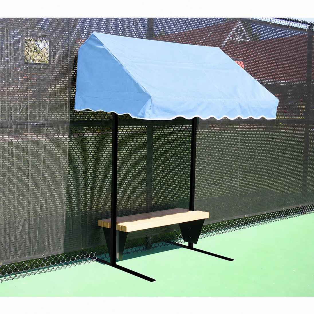 SunTrends Flat Cabana Benches - Surface Mount Modified - pacific blue