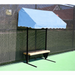 SunTrends Flat Cabana Benches - Surface Mount Modified - pacific blue