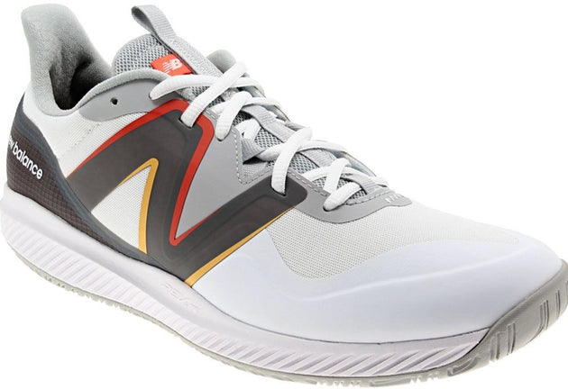 MCH796W3 New Balance Men's MCH 796Wv3 Wide Tennis Shoes (White/Grey)