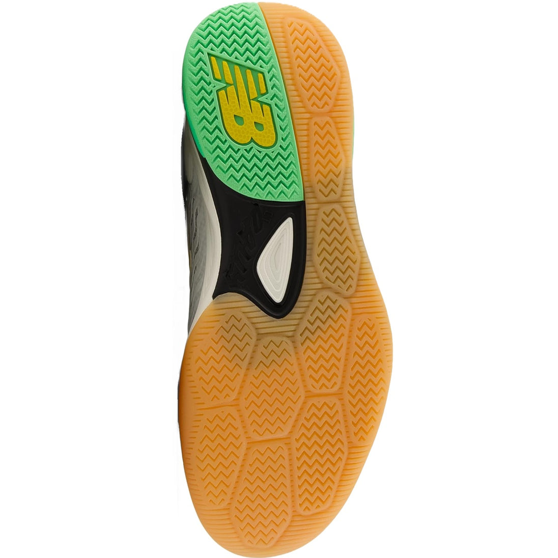 MCHRALL2-D New Balance Men's Fresh Foam X CT-Rally V2 Tennis Shoe (White/Black/Metallic Gold)