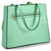 MYTBGRN NiceAces Women's Maya Handmade Vegan Leather Tennis Tote (Mint)