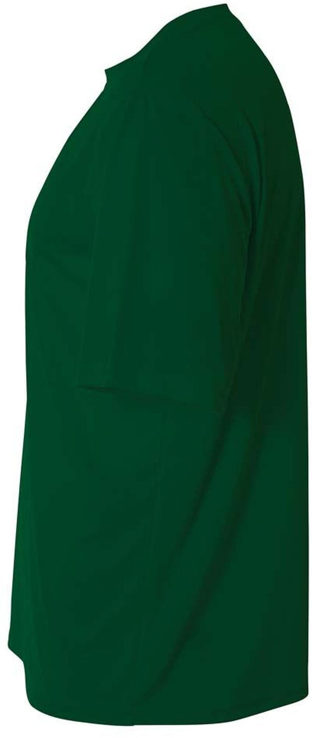 N3142-FOR A4 Men's Performance Crew Shirt (Forest)