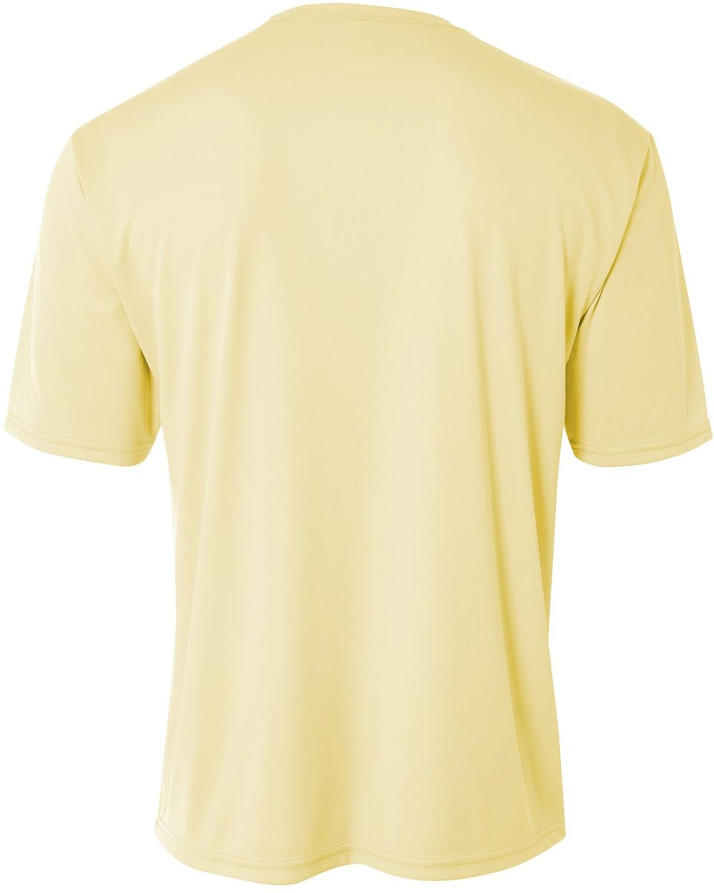 N3142-LYL A4 Men's Performance Crew Shirt (Light Yellow)