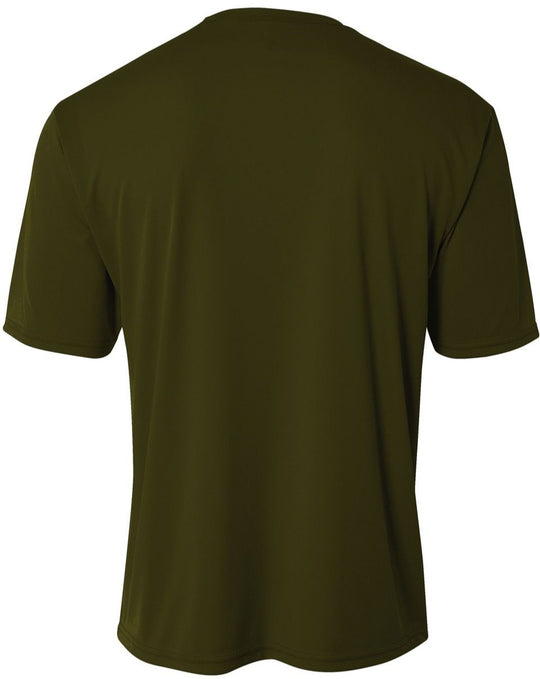 N3142-MGN A4 Men's Performance Crew Shirt (Military Green)