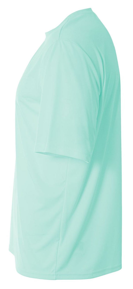 N3142-PMT A4 Men's Performance Crew Shirt (Pastel Mint)