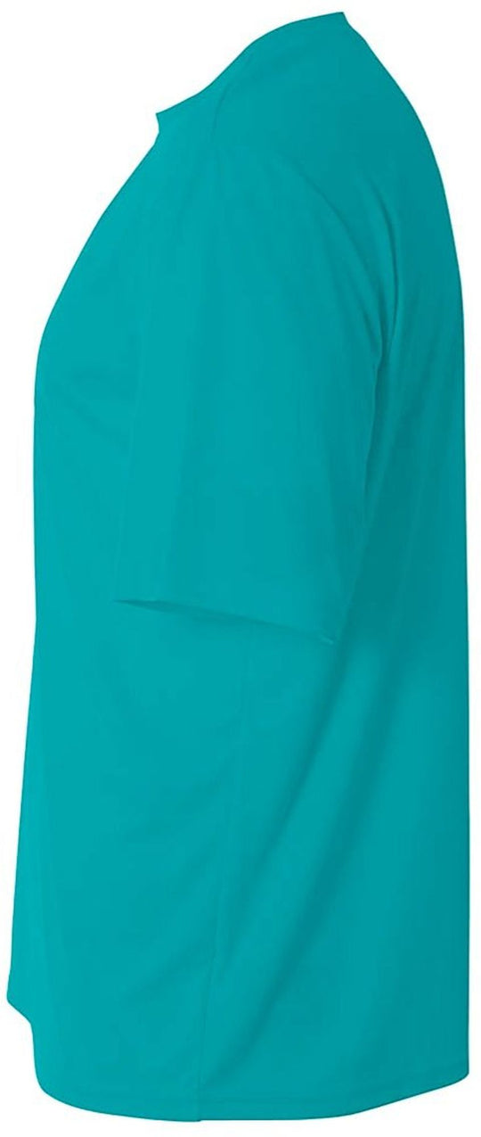 N3142-TEA A4 Men's Performance Crew Shirt (Teal)