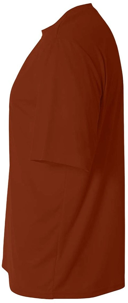 N3142-TX1 A4 Men's Performance Crew Shirt (Burnt Orange)
