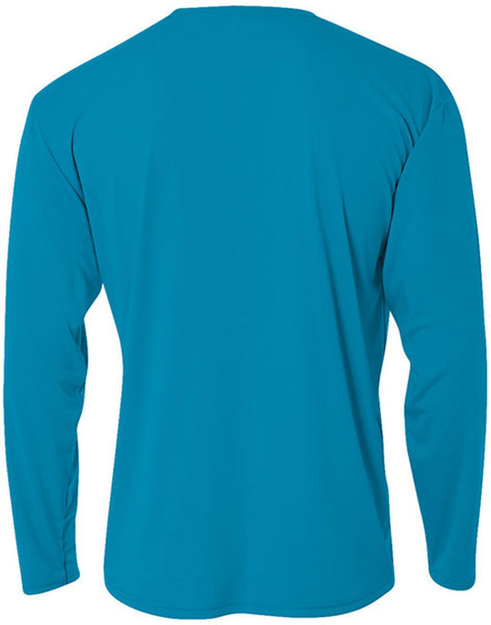 N3165-ELB A4 Men's Performance Long Sleeve Crew (Electric Blue)
