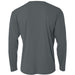 N3165-GPH A4 Men's Performance Long Sleeve Crew (Graphite Heather)