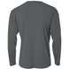 N3165-GPH A4 Men's Performance Long Sleeve Crew (Graphite Heather)