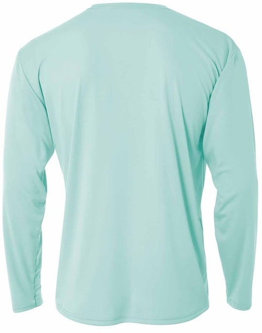 N3165-PMT A4 Men's Performance Long Sleeve Crew (Pastel Mint)