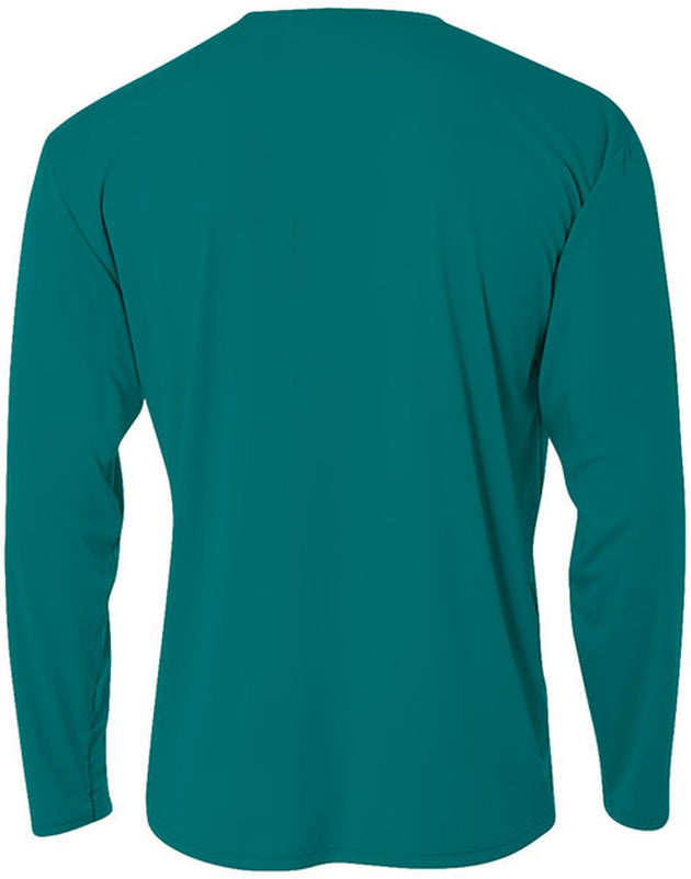 N3165-TEA A4 Men's Performance Long Sleeve Crew (Teal)