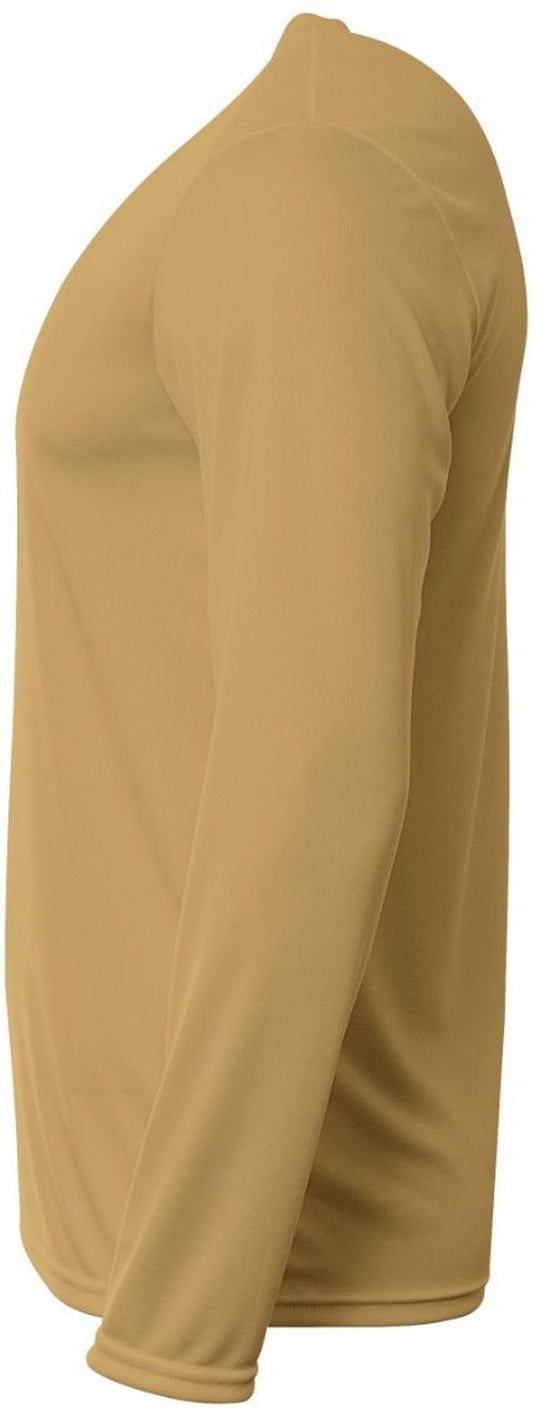 N3165-VG1 A4 Men's Performance Long Sleeve Crew (Vegas Gold)