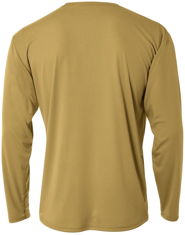 N3165-VG1 A4 Men's Performance Long Sleeve Crew (Vegas Gold)