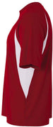 N3181-CRW A4 Men's Performance Color Block Crew Shirt (Cardinal)