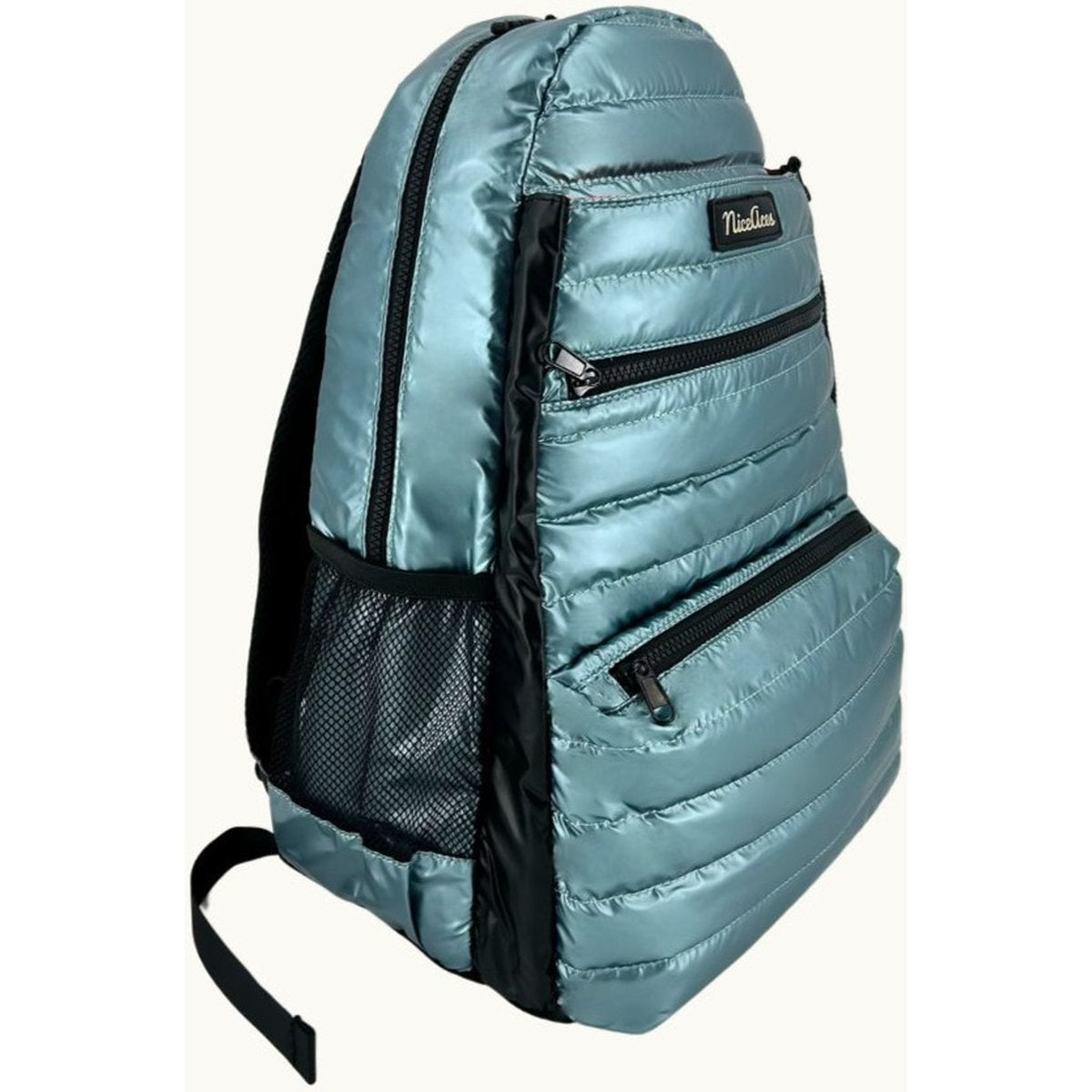 NEONTEL NiceAces Neon Ultra-Lite Tennis & Pickleball Puffer Backpack (Turquoise)