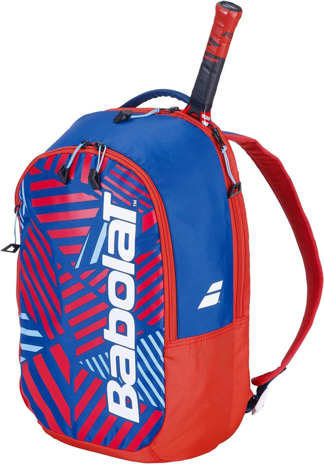 NadalRafa2ndGen-753109-209-BNDL Babolat Nadal Junior Tennis Racquet (Rafa 2nd Gen) Bundled w a Backpack (White/Blue/Red)