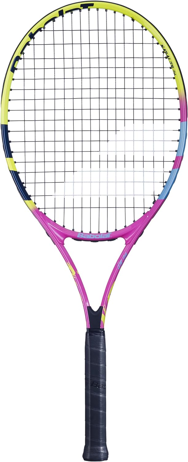 NadalRafa2ndGen-753109-209-BNDL Babolat Nadal Junior Tennis Racquet (Rafa 2nd Gen) Bundled w a Backpack (White/Blue/Red)