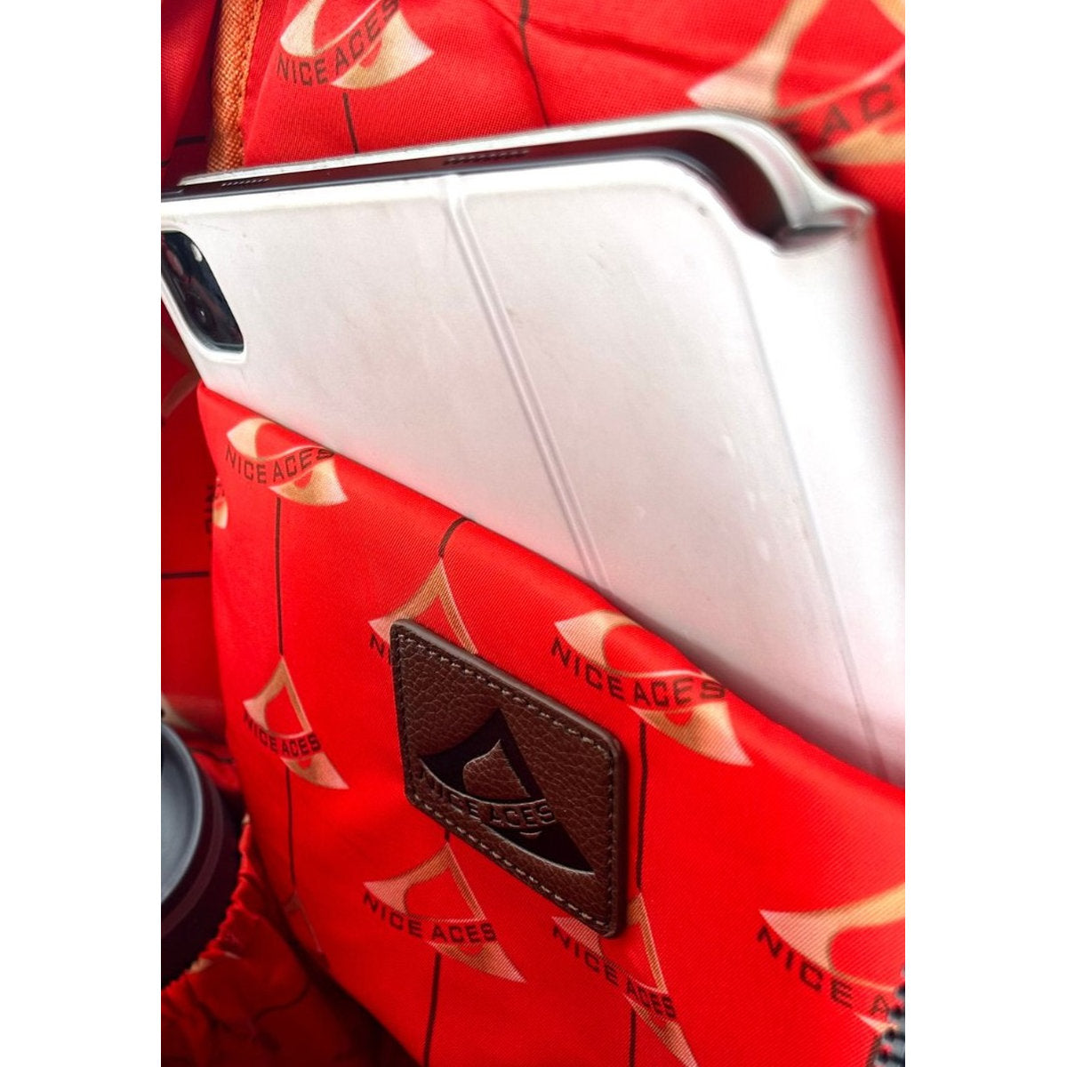 NEONTEL NiceAces Neon Ultra-Lite Tennis & Pickleball Puffer Backpack (Turquoise)