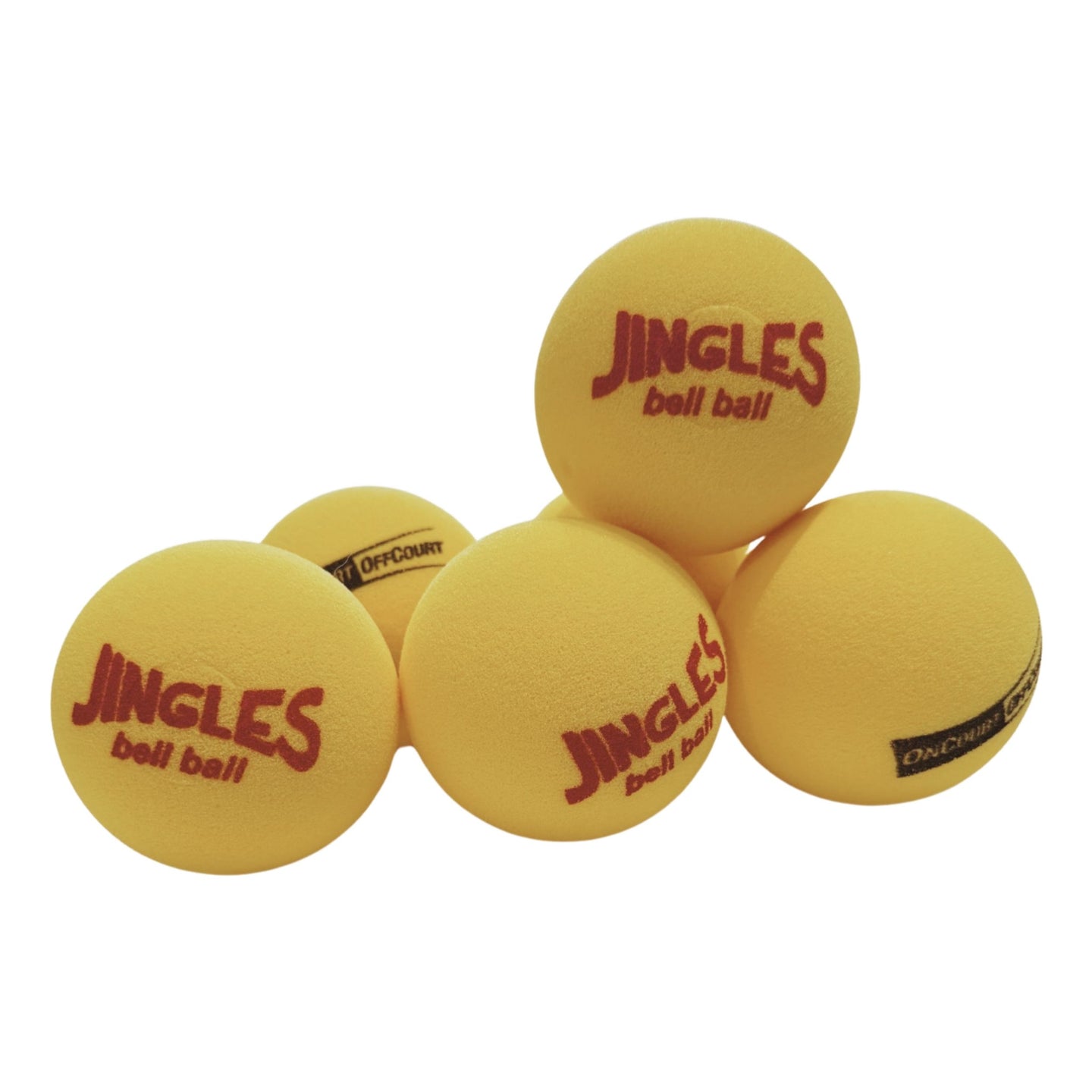 OnCourt OffCourt Jingle Bell Red Foam Training Tennis Balls