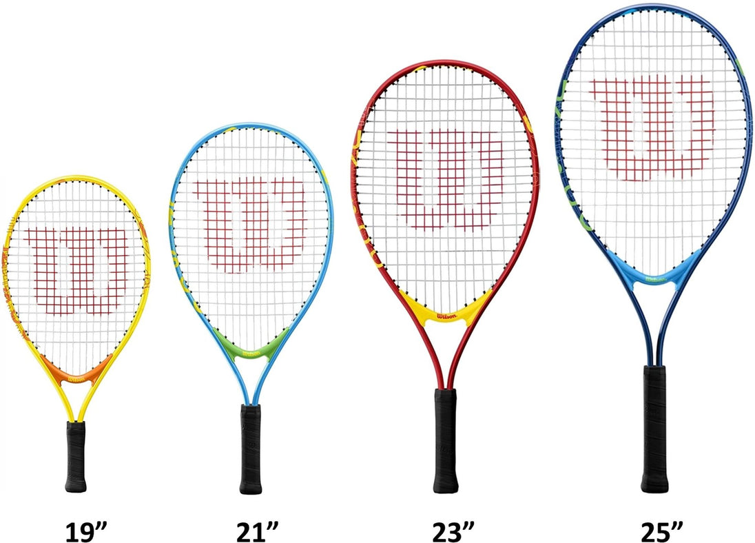 USOpenJr-WR8036001001-BNDL Wilson US Open Junior Tennis Racquet bundled w a Team Backpack