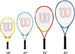 OpenJr-WR8023803001U Wilson US Open Junior Tennis Racquet + Backpack (Red/Infrared)