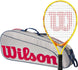 OpenJr-WR8023901001U Wilson US Open Junior Tennis Racquet + 3pk Bag (Grey/Red)