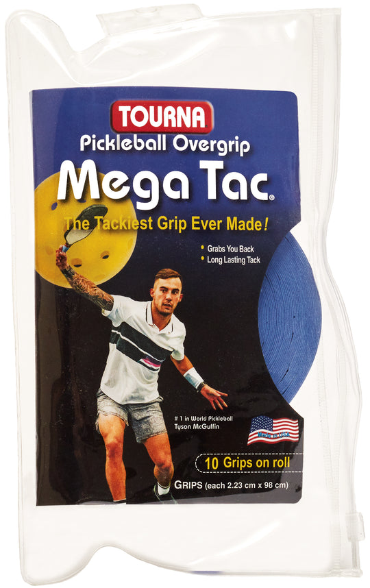 P-MT-10 Tourna Mega Tac Pickleball Paddle Overgrip (10 Pack)