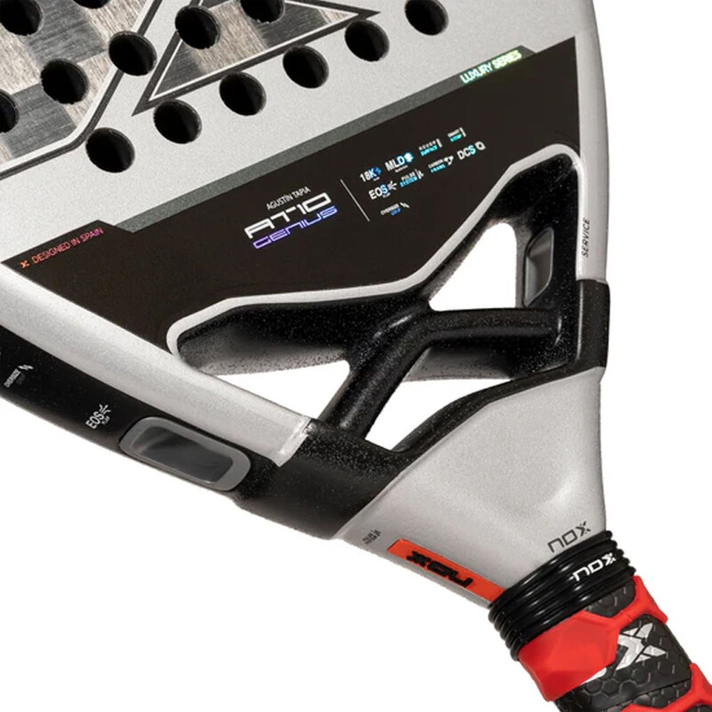 PAT10GENIUS18D Nox AT10 Luxury Genius 18K Padel Racket