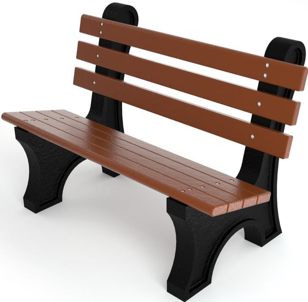 PB-4-CPAE Frog Furnishings Comfort Park Avenue 4-Foot Tennis Court Bench