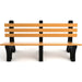 Frog Furnishings Comfort Park Avenue Tennis Court Benches - 6 Foot Cedar