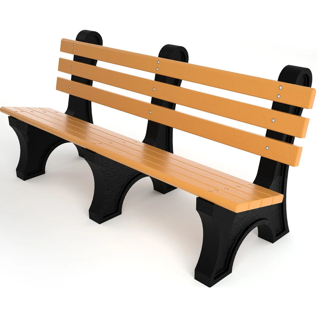 Frog Furnishings Comfort Park Avenue Tennis Court Benches - 6 Foot Cedar