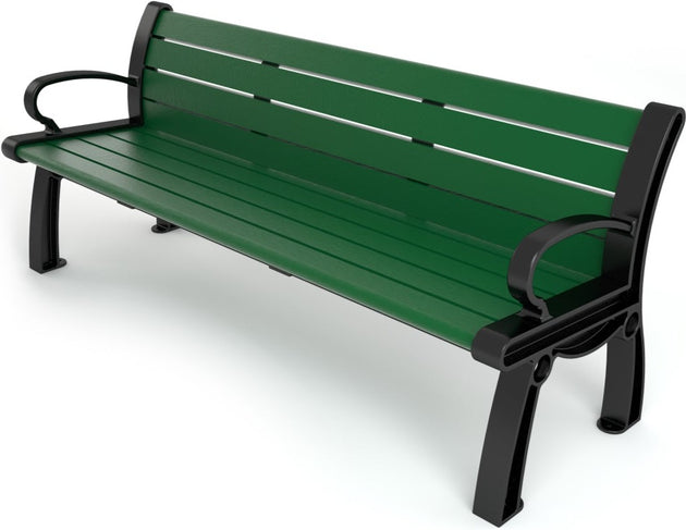 PB-5-HER Frog Furnishings Heritage 5-Foot Tennis Court Bench