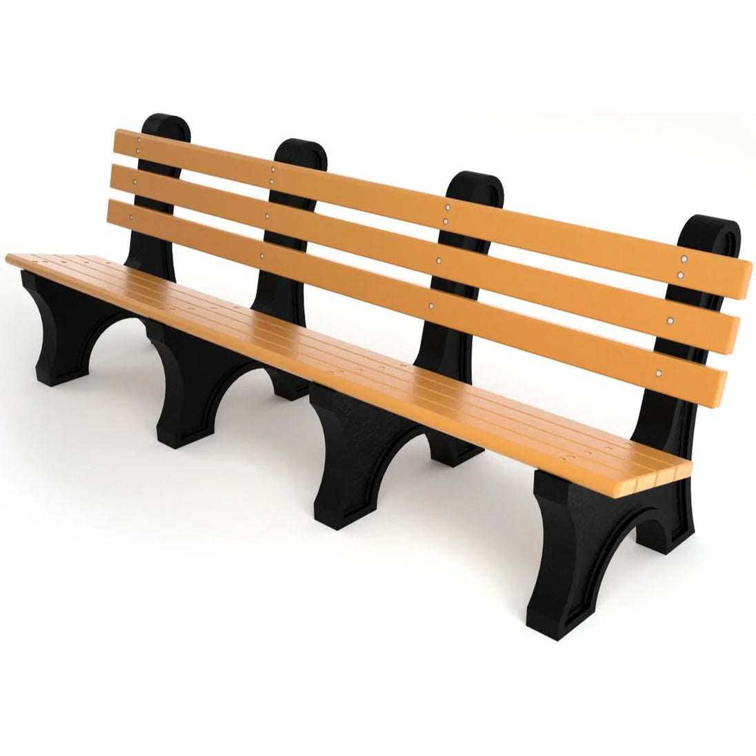 Frog Furnishings Comfort Park Avenue Tennis Court Benches - 8 Foot Cedar