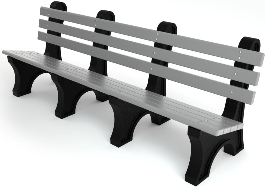 PB-8-CPAE Frog Furnishings Comfort Park Avenue 8-Foot Tennis Court Bench