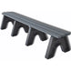 Frog Furnishings Sport Tennis Court Benches - 8 foot grey