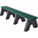 Frog Furnishings Sport Tennis Court Benches - 8 foot green