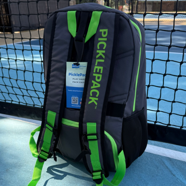 PBBPPG _OnCourt_OffCourt_PicklePack_Pickleball_&_Padel_Backpack_Green