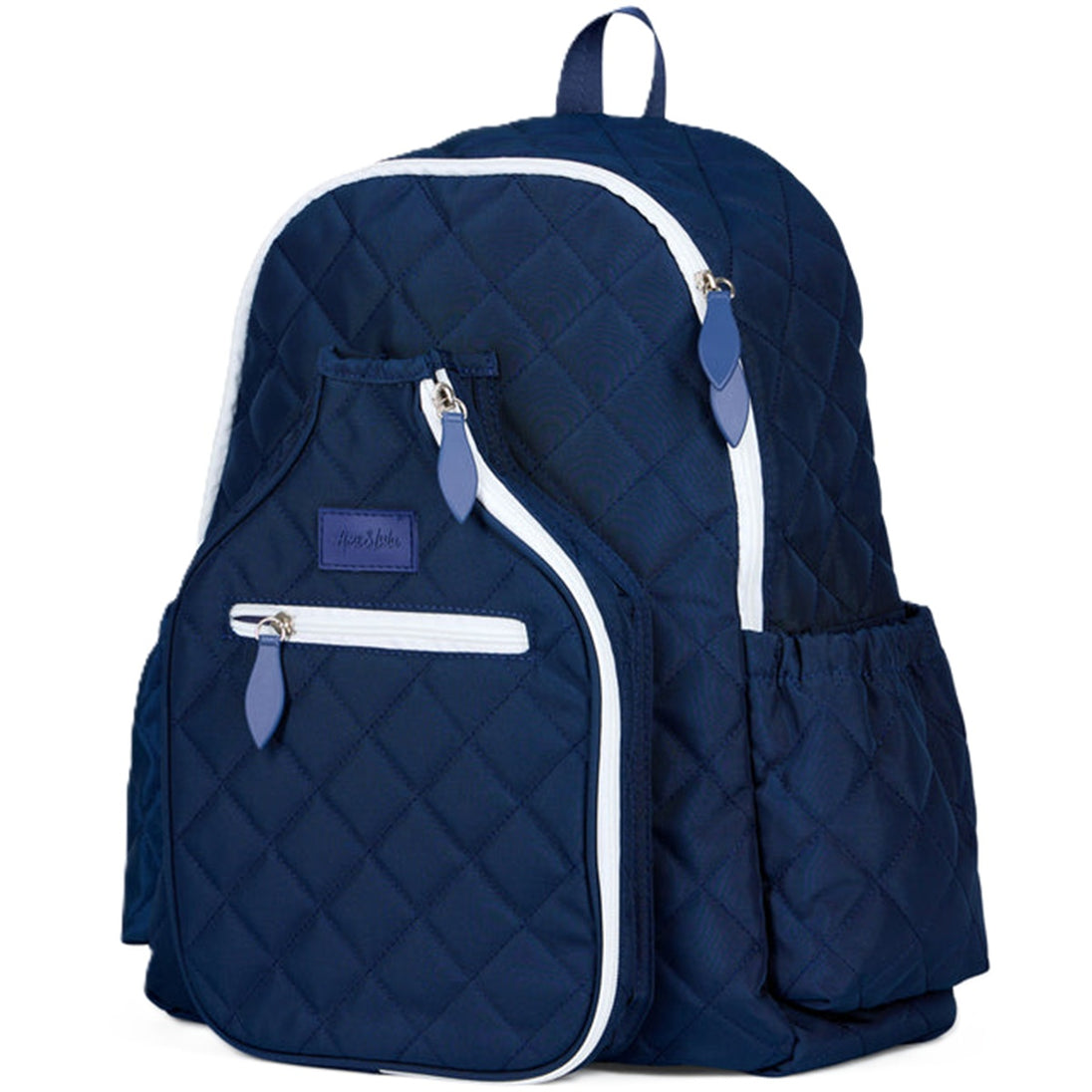 PBTB324 Ame & Lulu Padel & Pickleball Time Backpack (Quilted Navy/White)