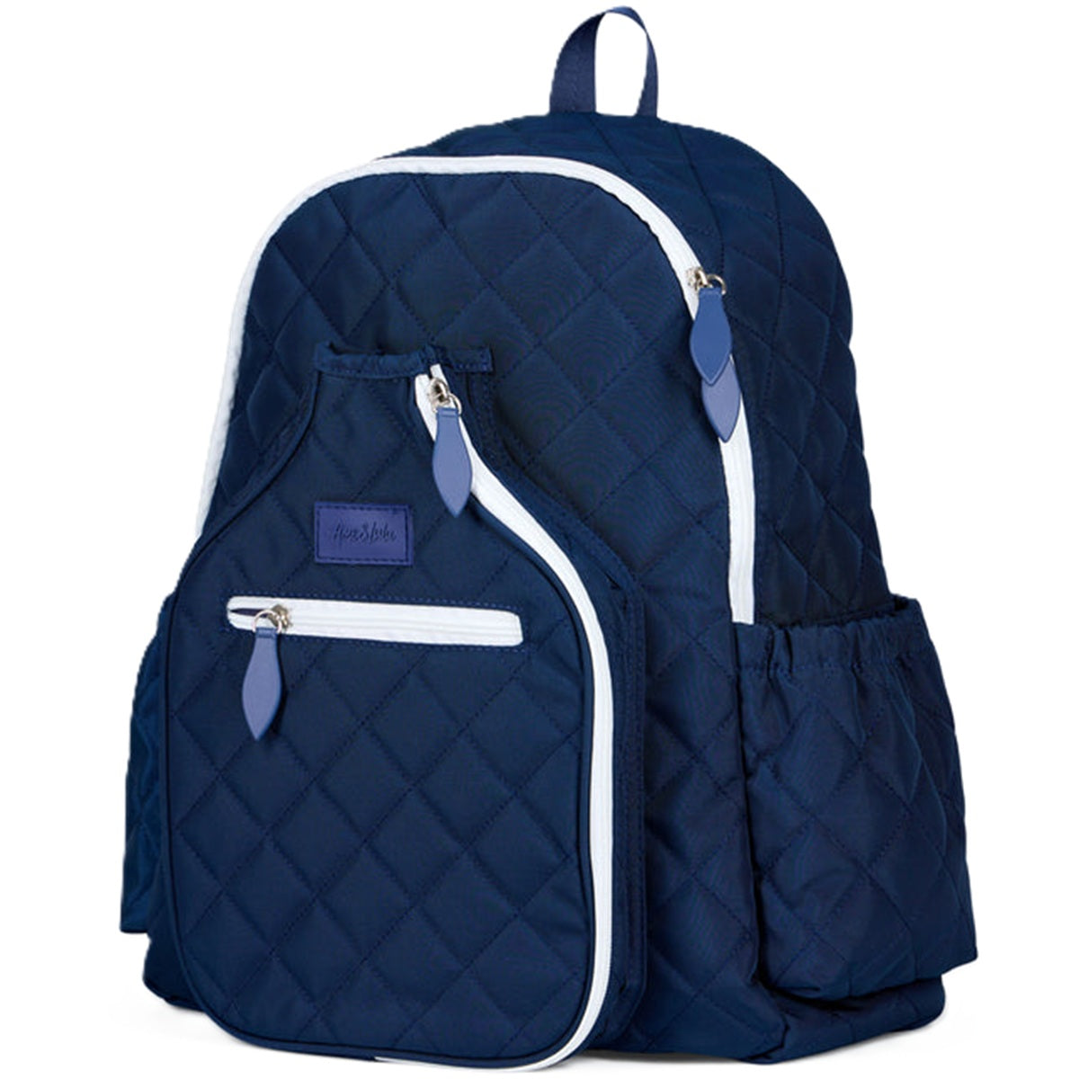 PBTB324 Ame & Lulu Padel & Pickleball Time Backpack (Quilted Navy/White)