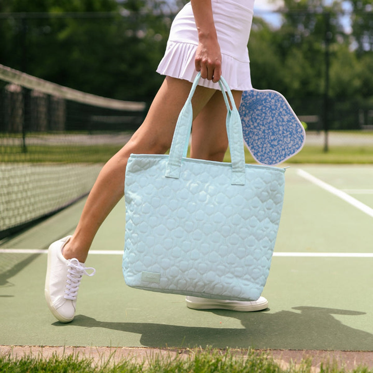 PCC323 Ame & Lulu Padel & Pickleball Court Carryall Bag (Light Blue)