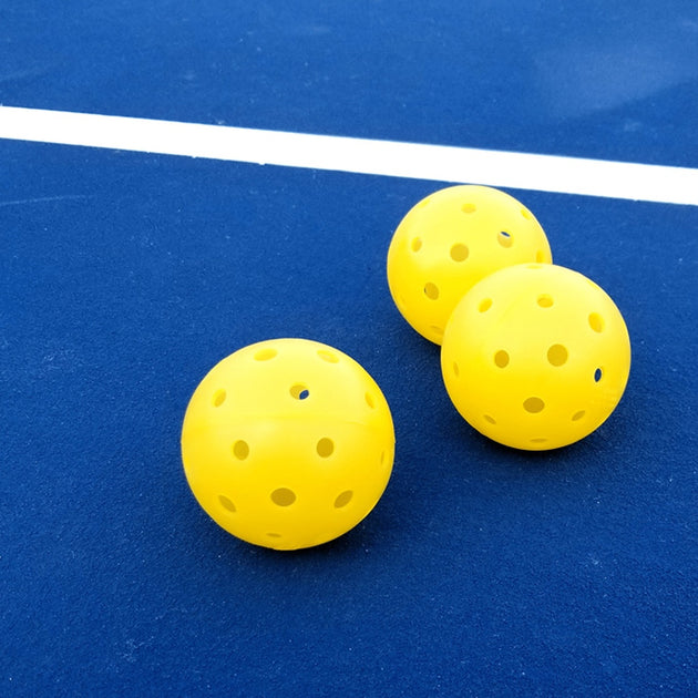 PIKL-3-OY-O Tourna Outdoor Optic Yellow Pickleballs - Bag  (3 Balls)