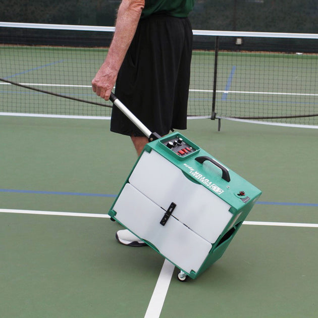 PKSU Sports Tutor Pickleball Tutor Spin Ultra Ball Machine (Right and Left Sidespin)