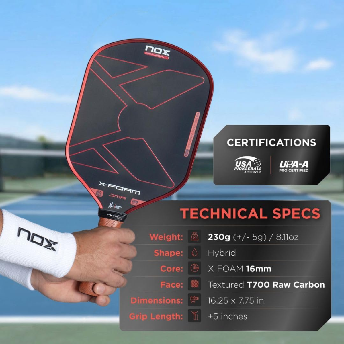 PPIXFOJMA26_Nox_X-Foam_JMA_Pickleball_Paddle