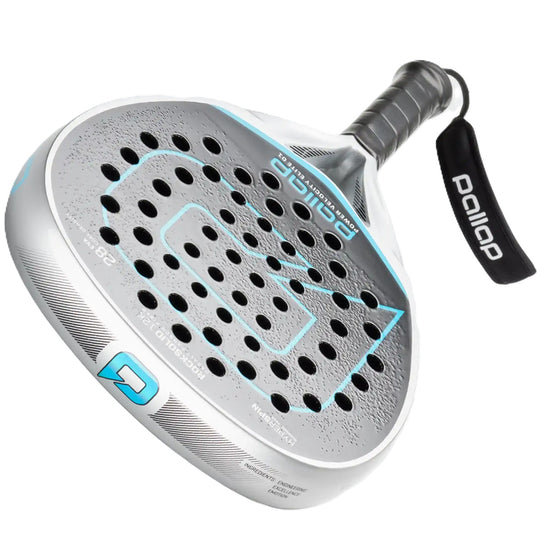 PR1E24SC Pallap Power Velocity Elite 01 Padel Racket (Silver/Carbon)