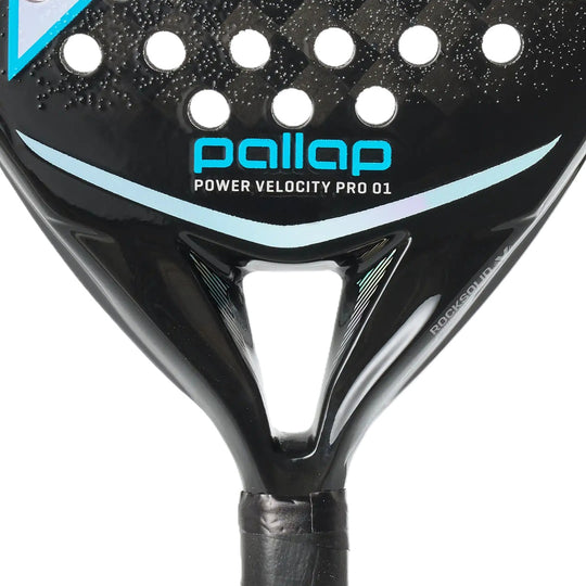 PR1P24BC Pallap Power Velocity Pro 01 Padel Racket (Black/Carbon)